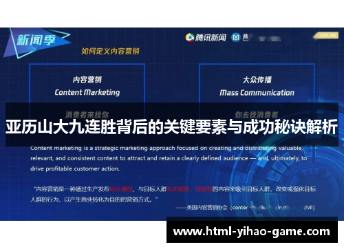 亚历山大九连胜背后的关键要素与成功秘诀解析